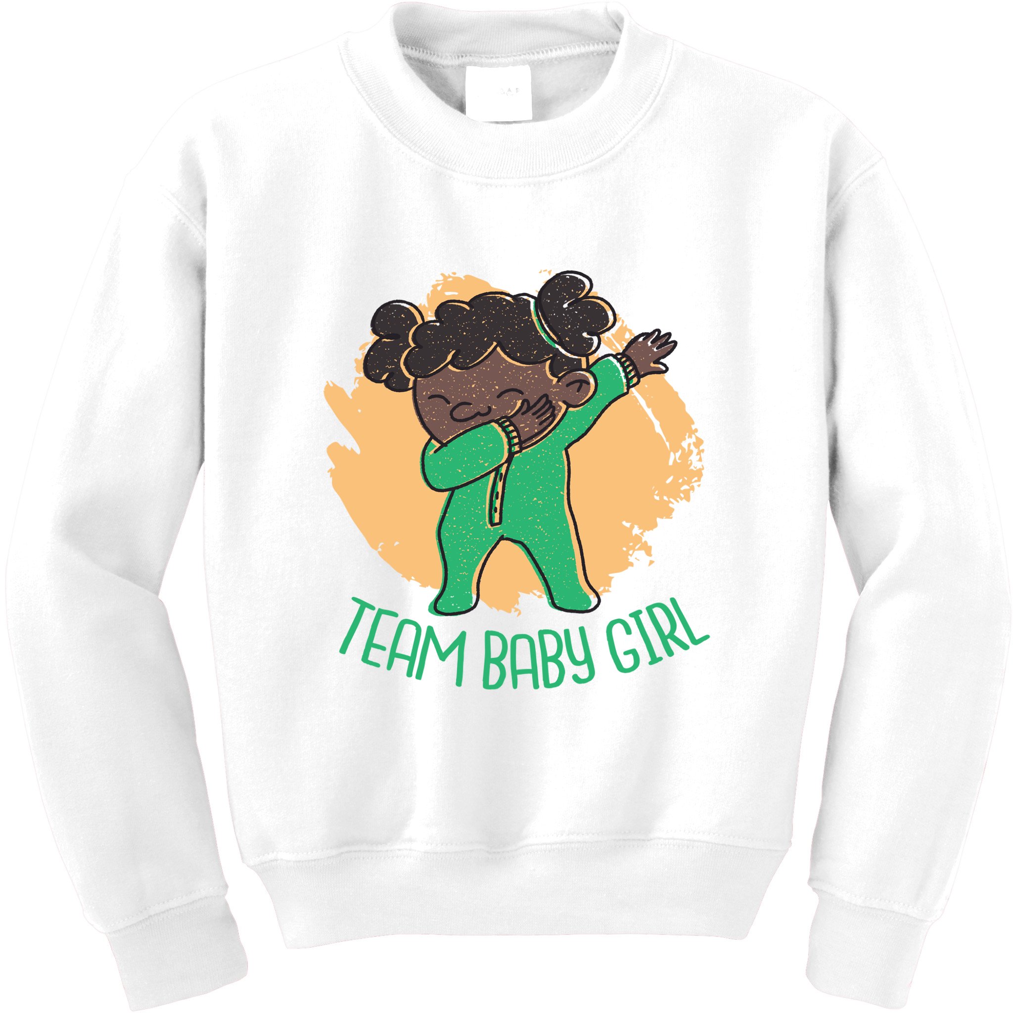 Team Baby Girl Dabbing Funny Kids Sweatshirt