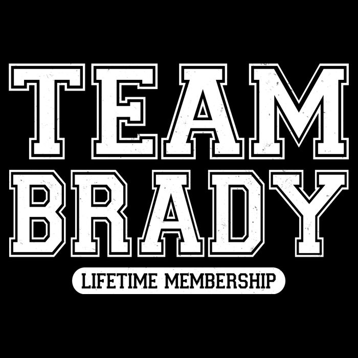 Team Brady Lifetime Memebership 7-Panel Snapback Hat