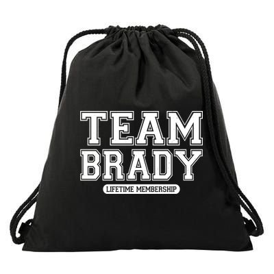 Team Brady Lifetime Memebership Drawstring Bag