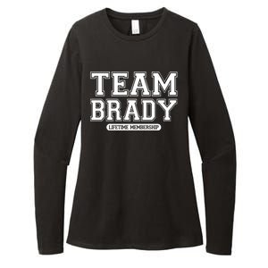 Team Brady Lifetime Memebership Womens CVC Long Sleeve Shirt