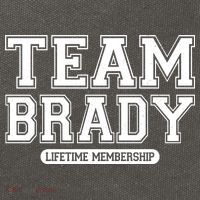 Team Brady Lifetime Memebership Cotton Canvas Backpack