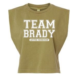 Team Brady Lifetime Memebership Garment-Dyed Women's Muscle Tee