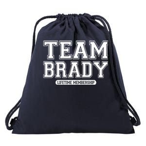 Team Brady Lifetime Memebership Drawstring Bag