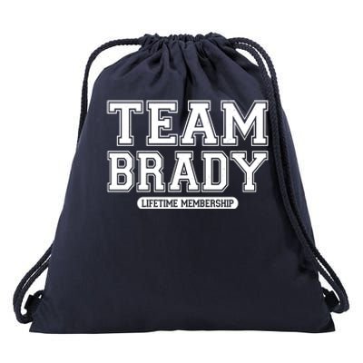 Team Brady Lifetime Memebership Drawstring Bag