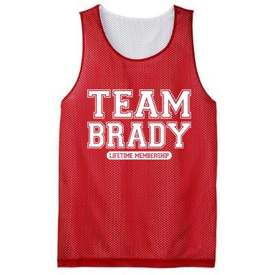 Team Brady Lifetime Memebership Mesh Reversible Basketball Jersey Tank