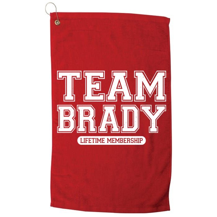 Team Brady Lifetime Memebership Golf Towel