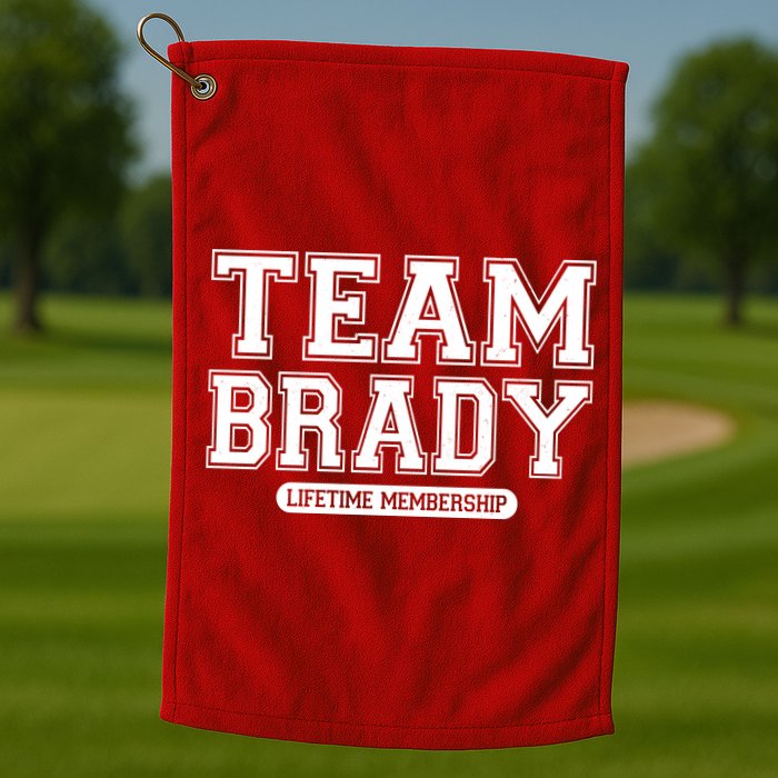 Team Brady Lifetime Memebership Golf Towel