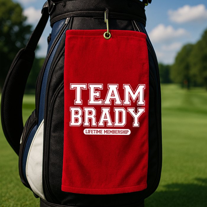 Team Brady Lifetime Memebership Golf Towel