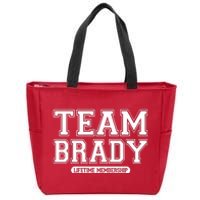 Team Brady Lifetime Memebership Zip Tote Bag