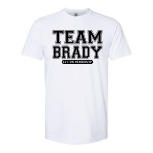 Team Brady Lifetime Memebership Softstyle CVC T-Shirt