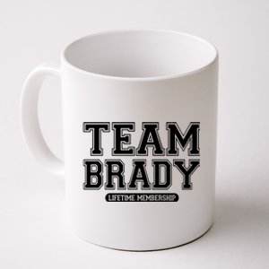 Team Brady Lifetime Memebership Coffee Mug