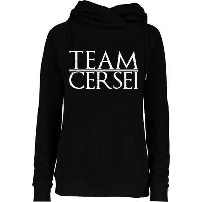 Team Cersei Womens Funnel Neck Pullover Hood