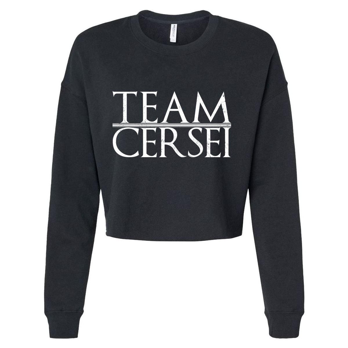Team Cersei Cropped Pullover Crew