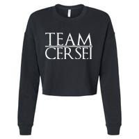 Team Cersei Cropped Pullover Crew