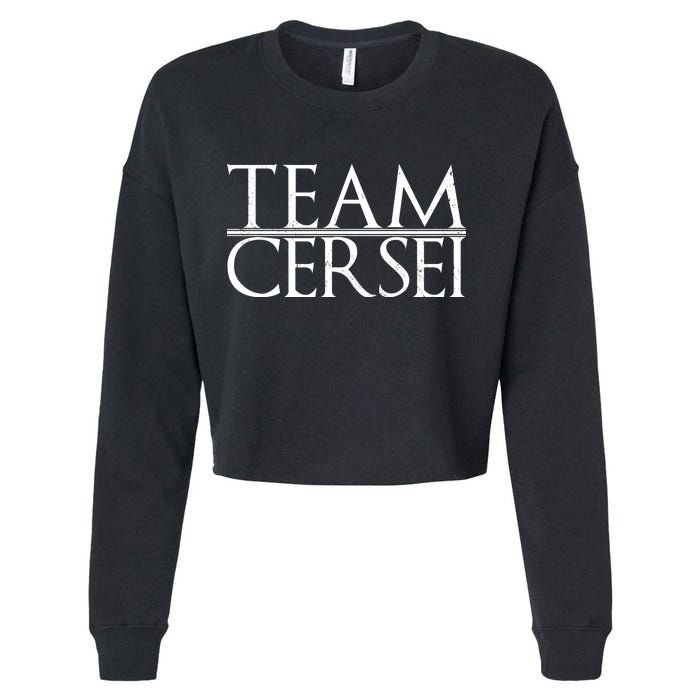 Team Cersei Cropped Pullover Crew