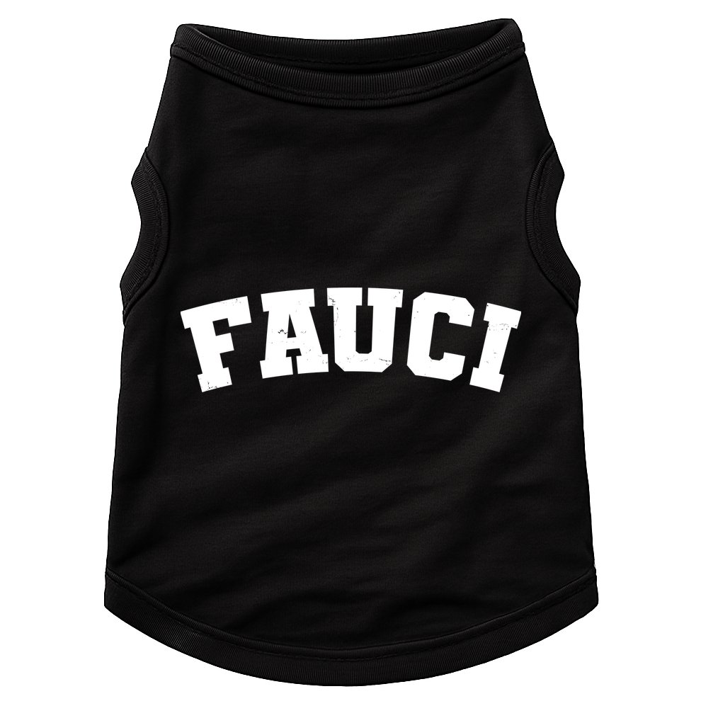 Team Dr Fauci Sporty Logo Doggie Tank