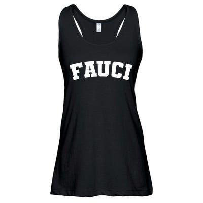 Team Dr Fauci Sporty Logo Ladies Essential Flowy Tank