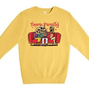 Team Family Skeleton Premium Crewneck Sweatshirt