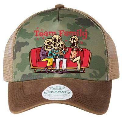 Team Family Skeleton Legacy Tie Dye Trucker Hat