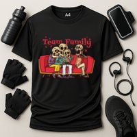 Team Family Skeleton Cooling Performance Crew T-Shirt