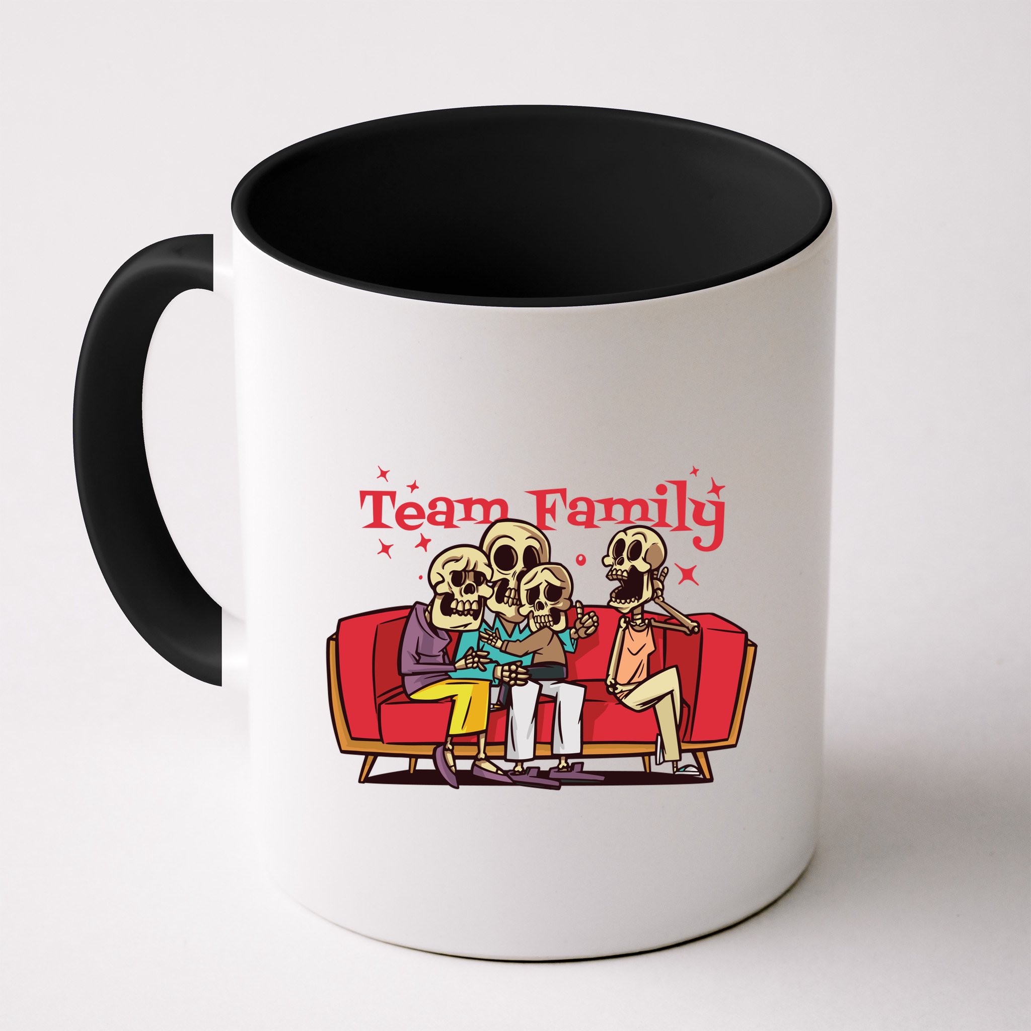 Team Family Skeleton Mug