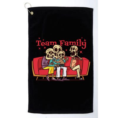 Team Family Skeleton Platinum Collection Golf Towel