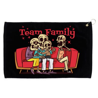 Team Family Skeleton Grommeted Golf Towel