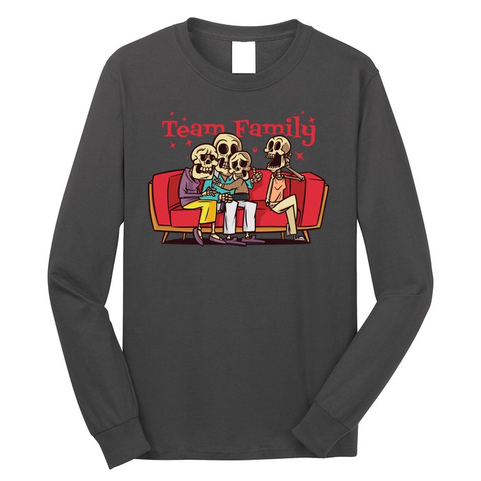 Team Family Skeleton Long Sleeve Shirt