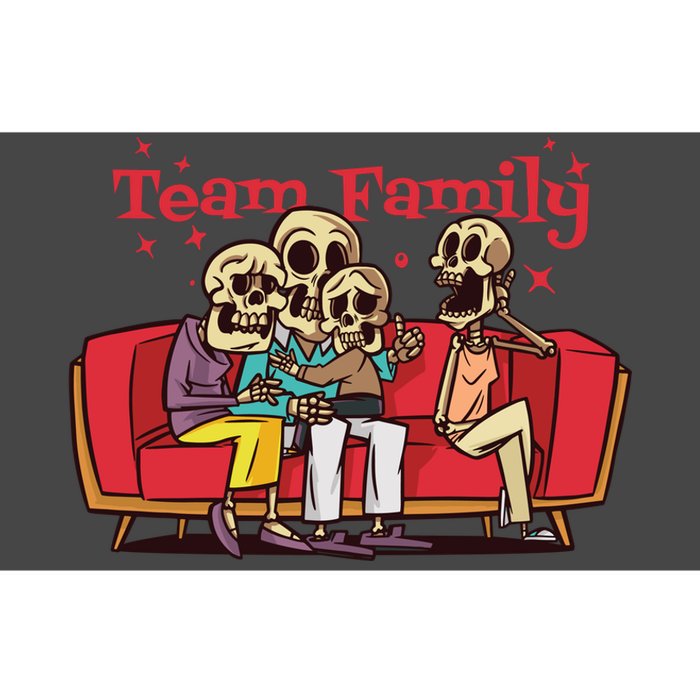 Team Family Skeleton Bumper Sticker