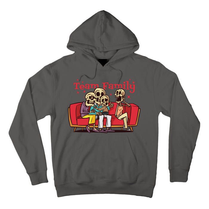 Team Family Skeleton Tall Hoodie