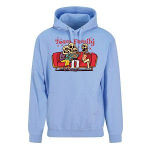 Team Family Skeleton Unisex Surf Hoodie