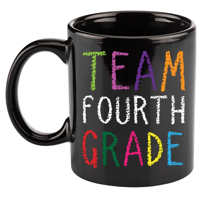 Team Fourth Grade 11oz C Handle Ceramic Mug