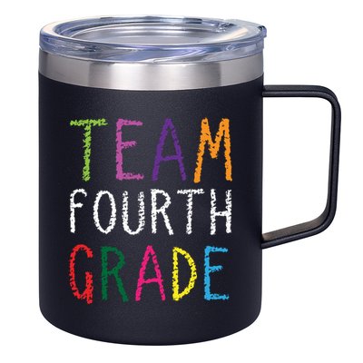 Team Fourth Grade 12oz Stainless Steel Coffee Mug