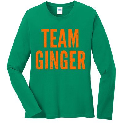 Team Ginger Ladies Long Sleeve Shirt