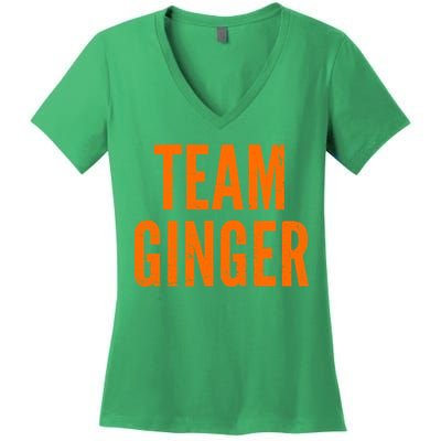 Team Ginger Women's V-Neck T-Shirt