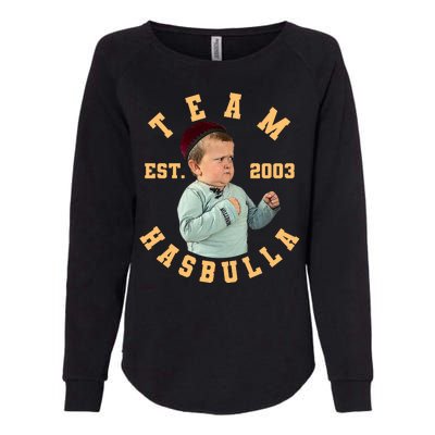 Team Hasbulla Est 2003 Meme Womens California Wash Sweatshirt