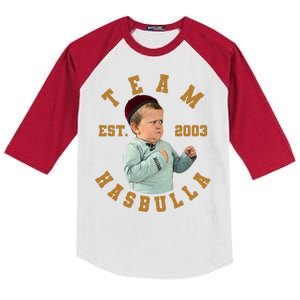 Team Hasbulla Est 2003 Meme Kids Colorblock Raglan Jersey