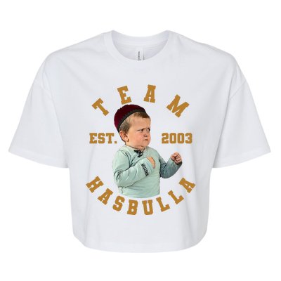 Team Hasbulla Est 2003 Meme Bella+Canvas Jersey Crop Tee