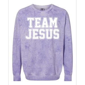 Team Jesus Colorblast Crewneck Sweatshirt