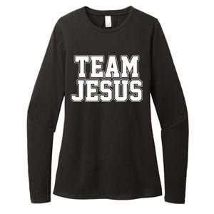 Team Jesus Womens CVC Long Sleeve Shirt