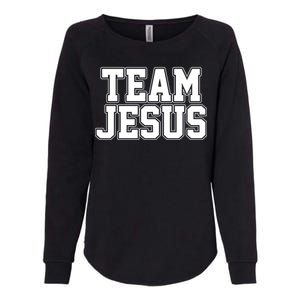 Team Jesus Womens California Wash Sweatshirt