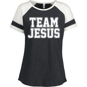 Team Jesus Enza Ladies Jersey Colorblock Tee