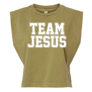 Team Jesus Garment-Dyed Women's Muscle Tee