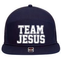 Team Jesus 7 Panel Mesh Trucker Snapback Hat