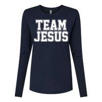 Team Jesus Womens Cotton Relaxed Long Sleeve T-Shirt