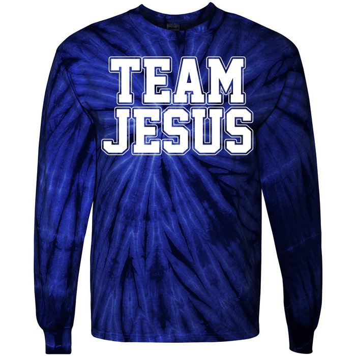 Team Jesus Tie-Dye Long Sleeve Shirt