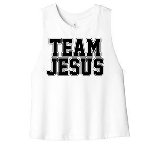 Team Jesus Women's Racerback Cropped Tank