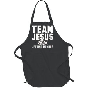 Team Jesus Lifetime Member John 3:16 Full-Length Apron With Pockets