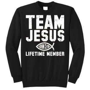 Team Jesus Lifetime Member John 3:16 Sweatshirt