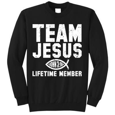 Team Jesus Lifetime Member John 3:16 Sweatshirt